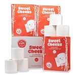 Sweet Cheeks Sustainable Sugarcane Toilet Roll - 3 Ply 24 x Double length rolls