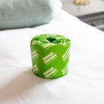 Sweet Cheeks 2ply Toilet Roll on a Bed