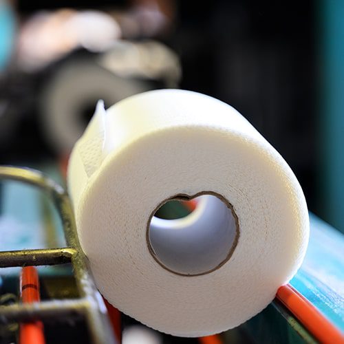 Toilet Roll in Production